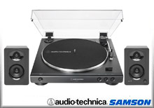 Audio Technica AT-LP60X + Samson M30 